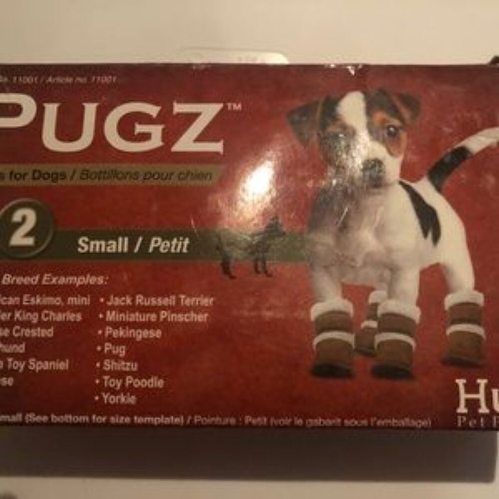 PUGZ SIZE 2 Shoes for dogs